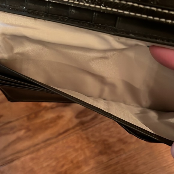 Coach Brown Leather Wallet Snap Head - Picture 9 of 11